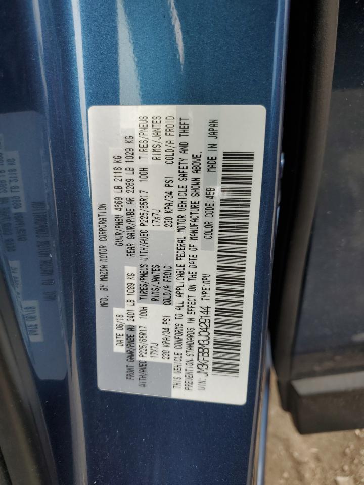 2018 Mazda Cx-5 Sport VIN: JM3KFBBM3J0429144 Lot: 93291385