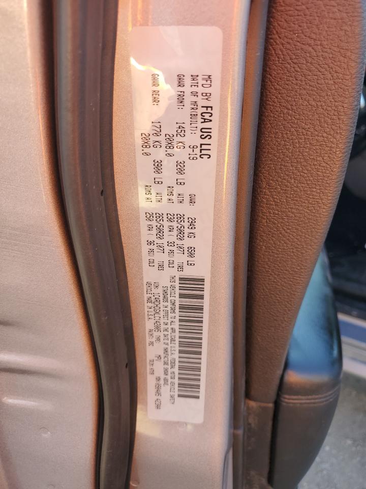 2020 Dodge Durango Gt VIN: 1C4RDHDGXLC142005 Lot: 91055635