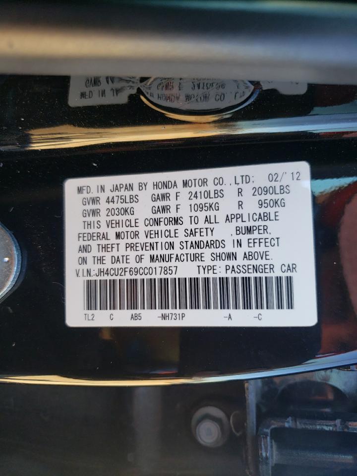 2012 Acura Tsx Tech VIN: JH4CU2F69CC017857 Lot: 91193785