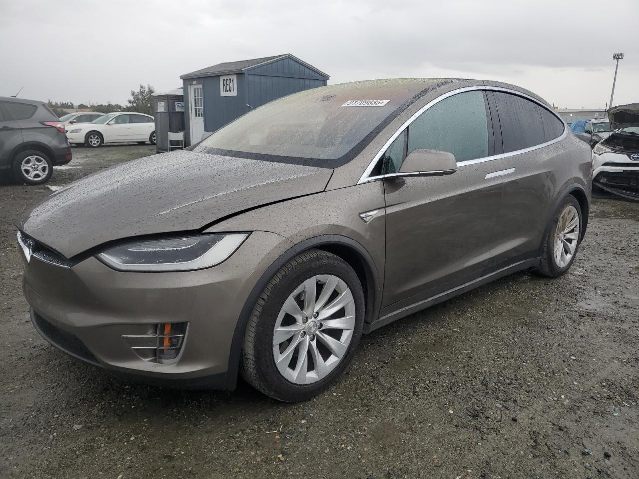 2016 Tesla Model X beige suv electric 5YJXCAE20GF001859 photo #1