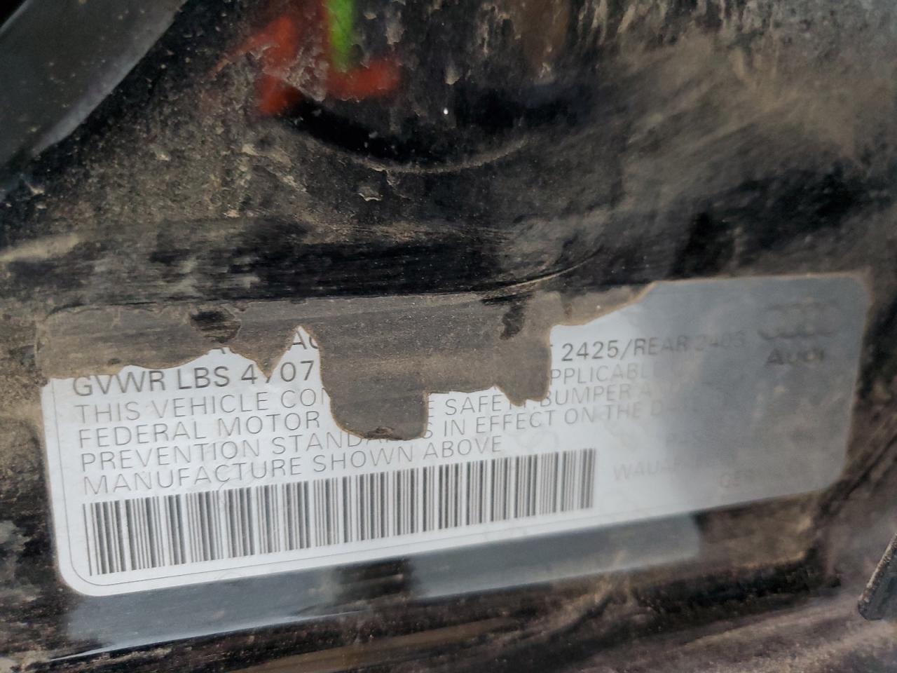 2011 Audi A4 Premium VIN: WAUAFAFLXBN055536 Lot: 91684155