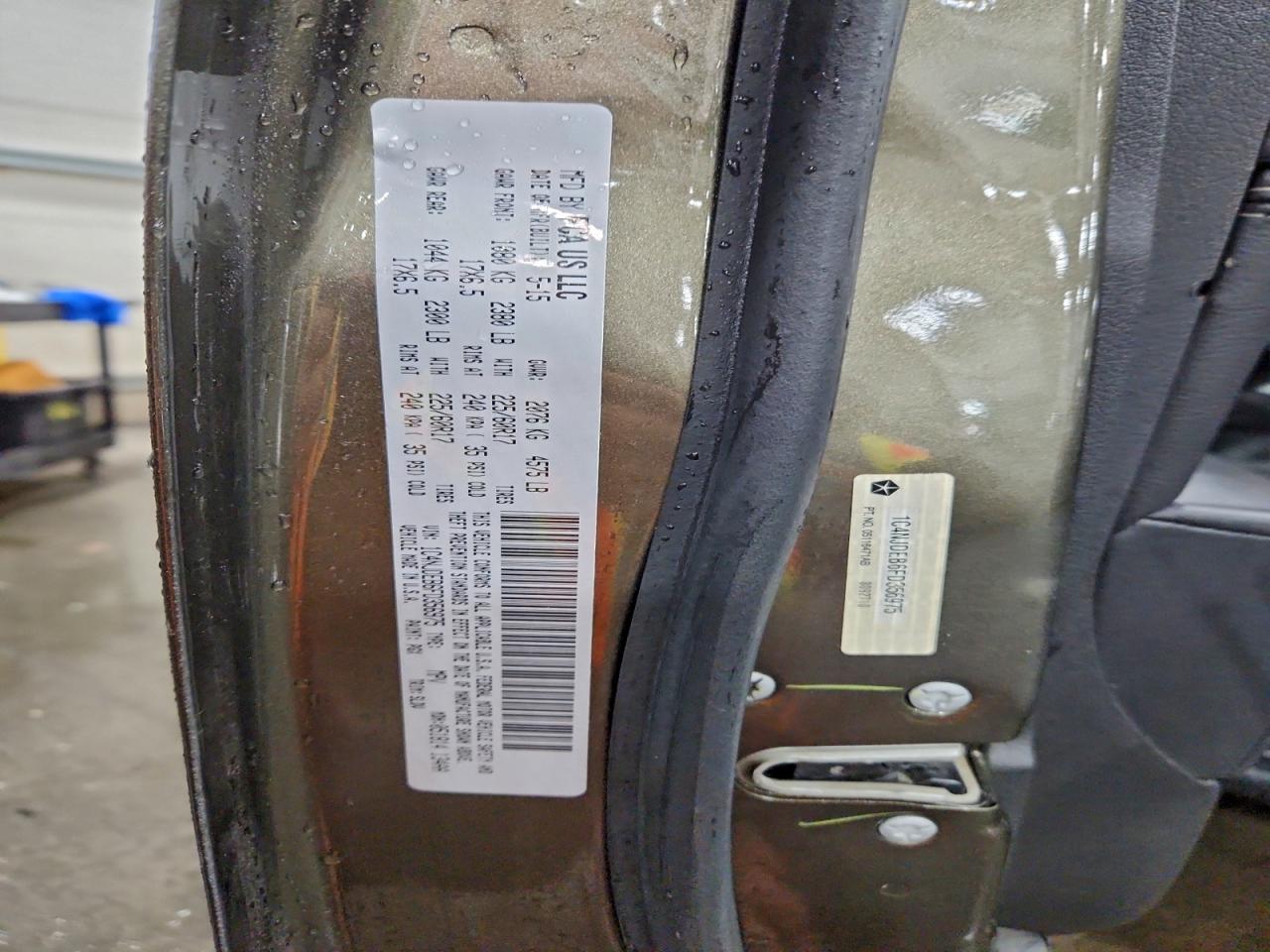 2015 Jeep Compass Latitude VIN: 1C4NJDEB6FD356975 Lot: 93836985