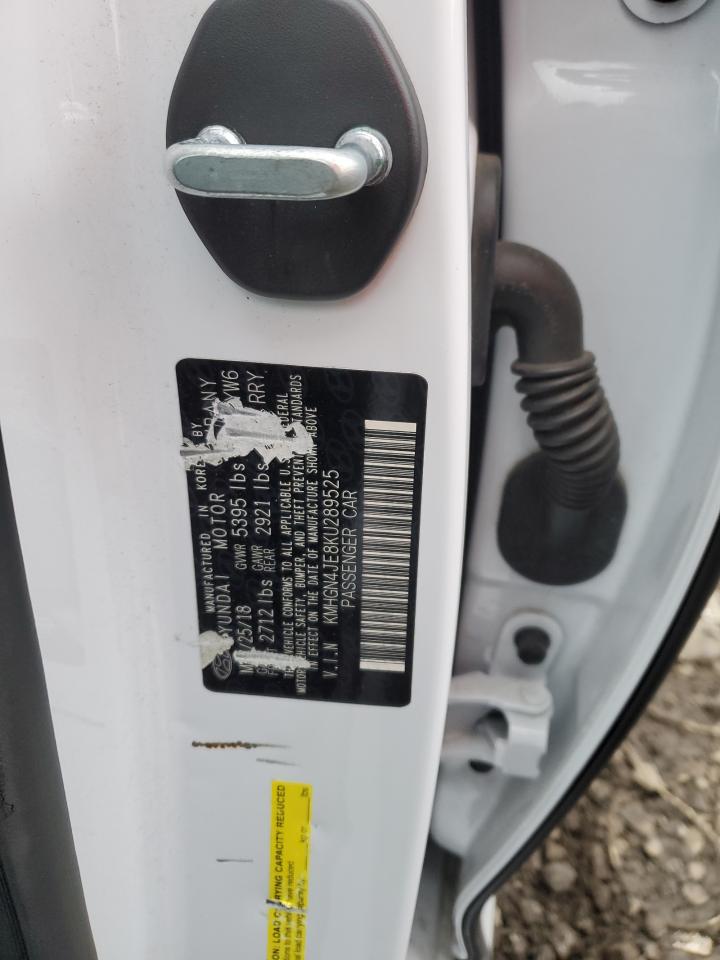 2019 Genesis G80 Base VIN: KMHGN4JE8KU289525 Lot: 91032265