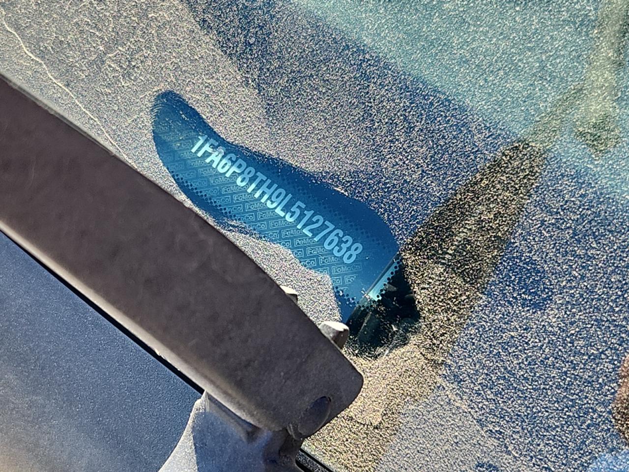 2020 Ford Mustang VIN: 1FA6P8TH9L5127638 Lot: 91666625