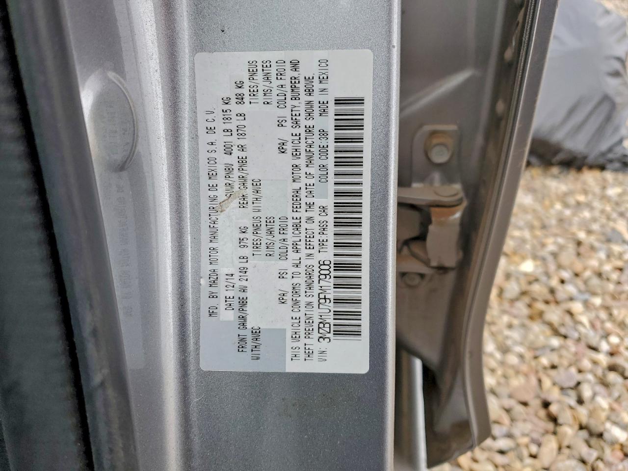 2015 Mazda 3 Sport VIN: 3MZBM1U79FM179006 Lot: 94083775