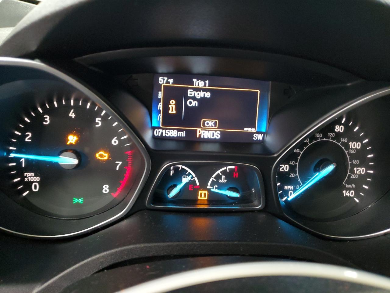 2017 Ford Escape S VIN: 1FMCU0F71HUE25670 Lot: 90843985