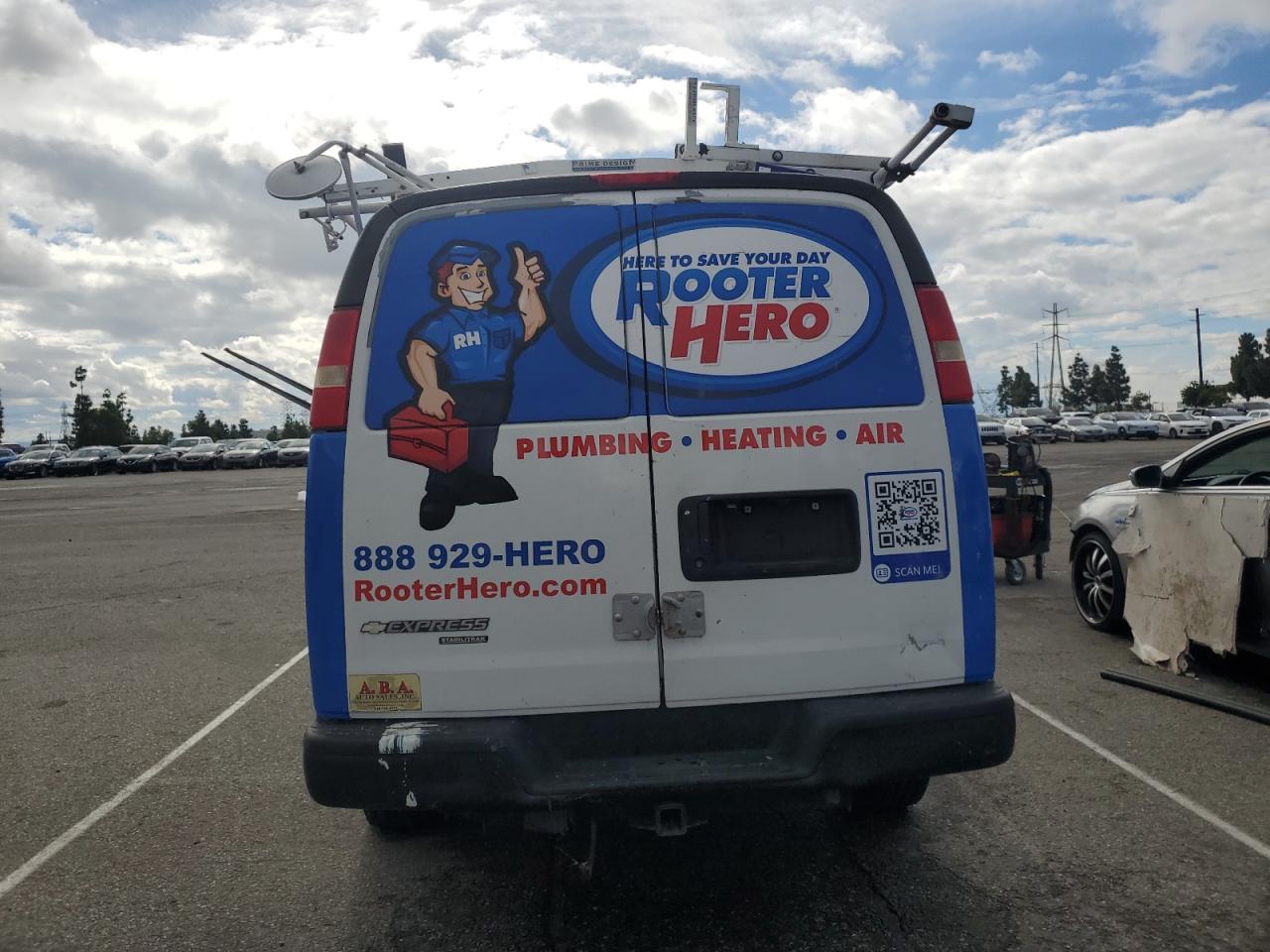 2012 Chevrolet Express G2500 Delivery Van VIN: 1GCWGFCG5C1108744 Lot: 93202705