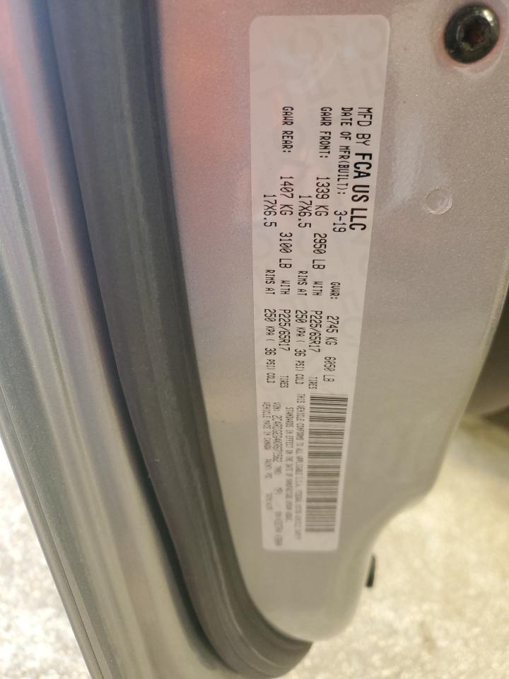 2019 Dodge Grand Caravan Gt VIN: 2C4RDGEG4KR671562 Lot: 92284035