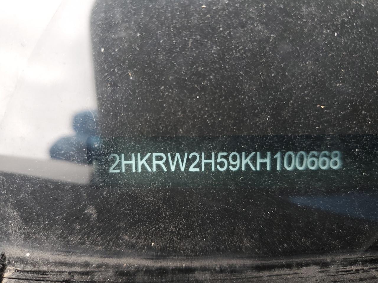 2019 Honda Cr-V Ex VIN: 2HKRW2H59KH100668 Lot: 91527535