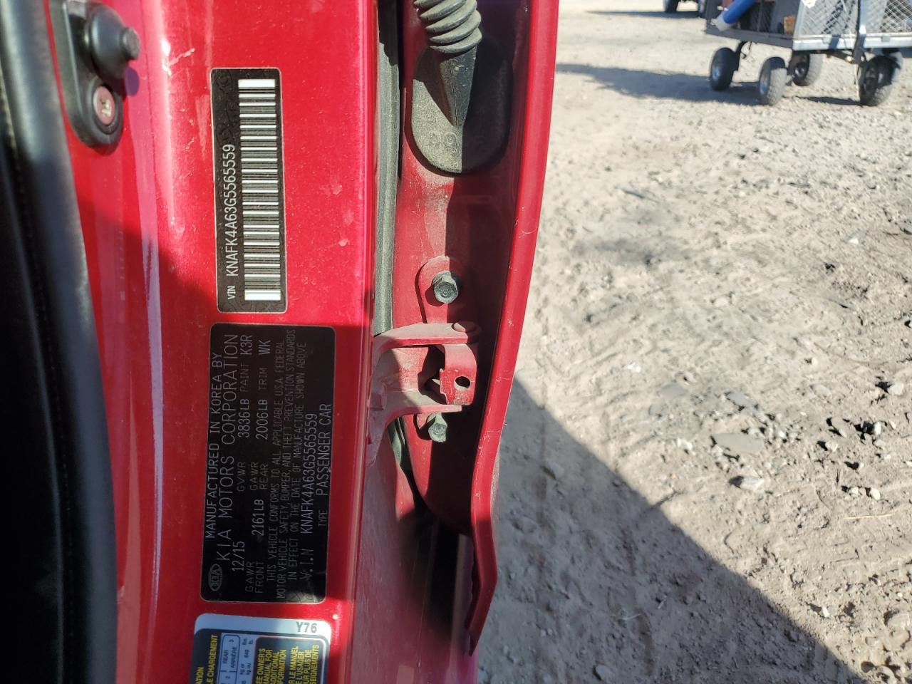 2016 Kia Forte Lx VIN: KNAFK4A63G5565559 Lot: 85141625