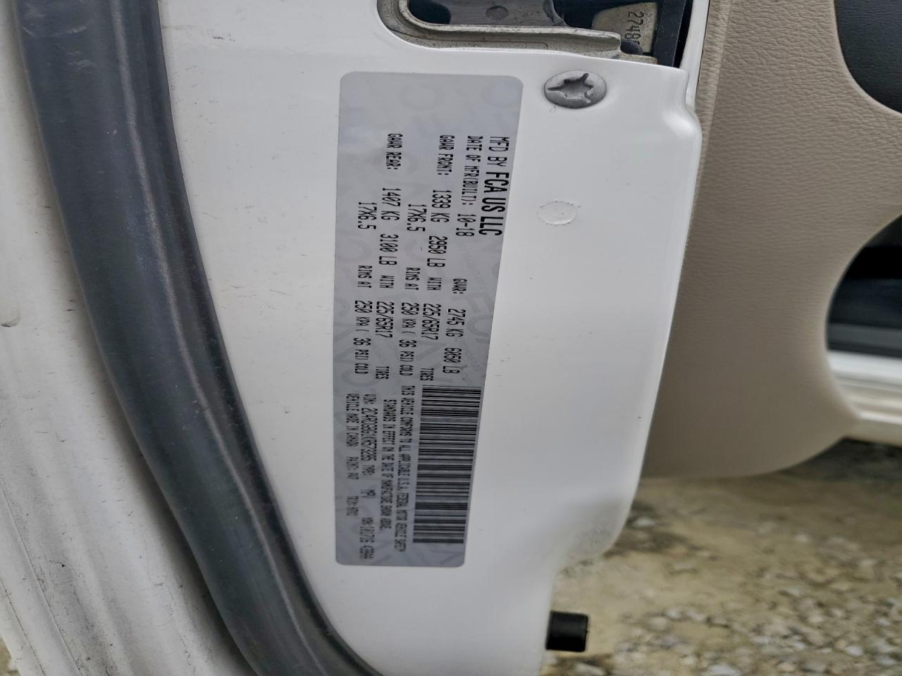 2019 Dodge Grand Caravan Se VIN: 2C4RDGBG1KR573285 Lot: 93660945