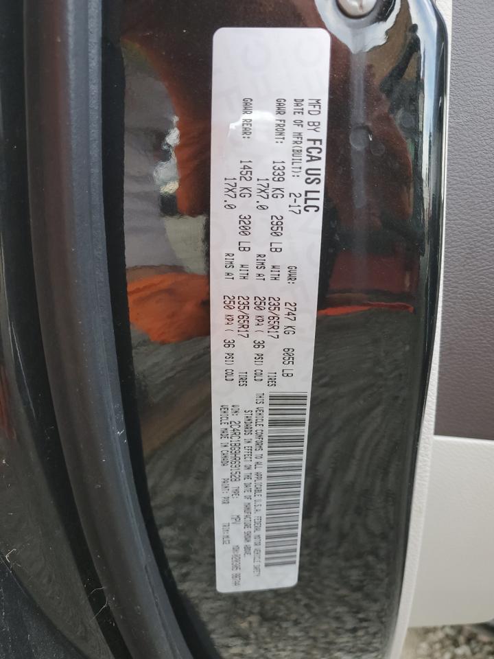 2017 Chrysler Pacifica Touring L VIN: 2C4RC1BG9HR691528 Lot: 92354295