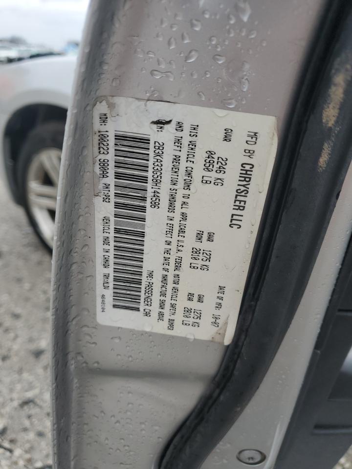 2008 Dodge Charger Sxt VIN: 2B3KA33G58H144586 Lot: 92660405