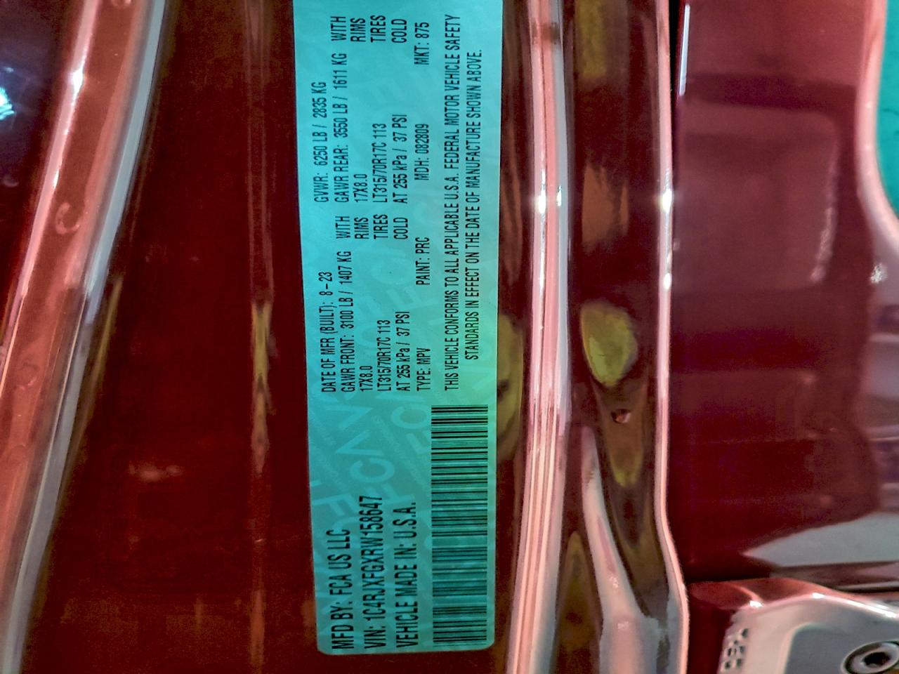 2024 Jeep Wrangler Rubicon VIN: 1C4RJXFGXRW158647 Lot: 94239265