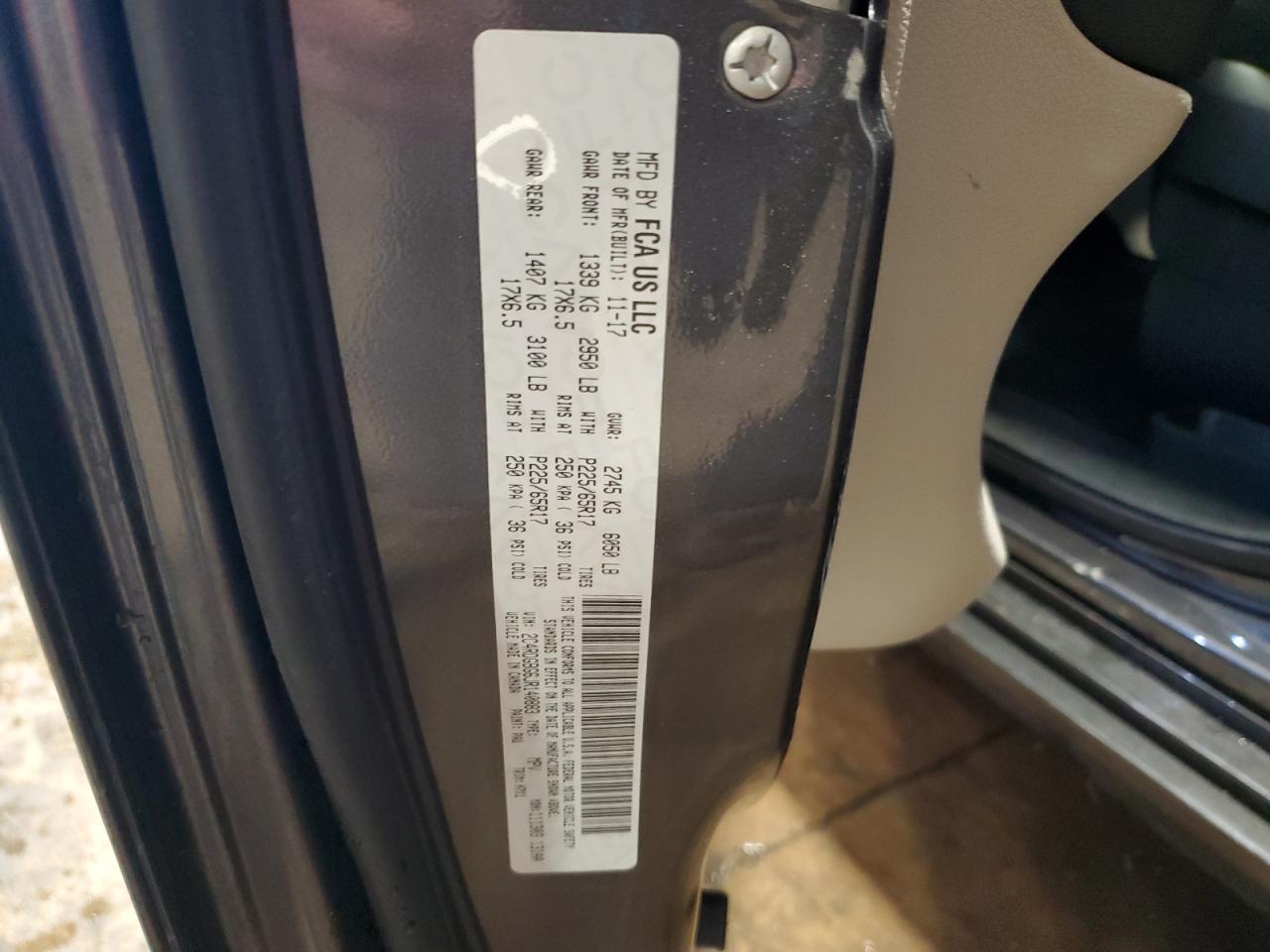 2018 Dodge Grand Caravan Se VIN: 2C4RDGBG6JR140883 Lot: 93451415