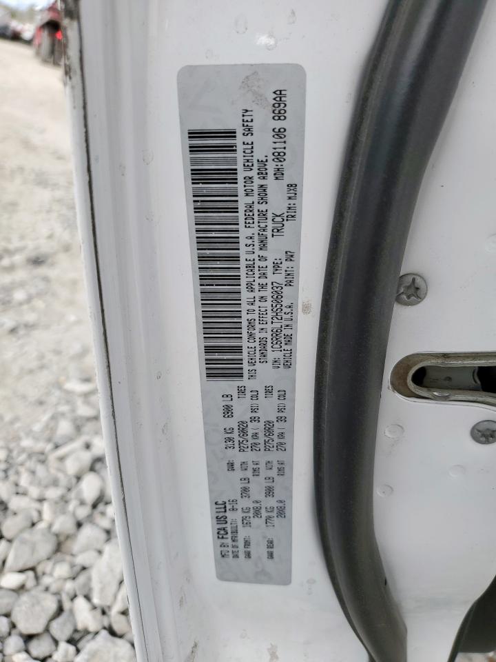 2017 Ram 1500 Slt VIN: 1C6RR6LT2HS506037 Lot: 93345255