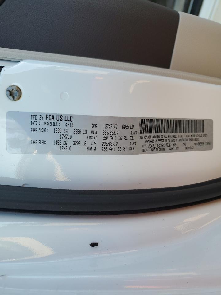 2018 Chrysler Pacifica Touring L VIN: 2C4RC1BGXJR197636 Lot: 91045305