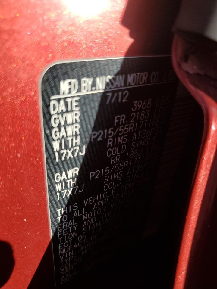 2012 Nissan Juke S VIN: JN8AF5MR2CT117238 Lot: 92250905