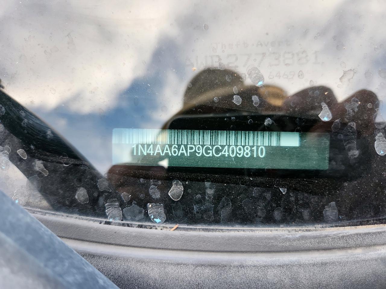 2016 Nissan Maxima 3.5S VIN: 1N4AA6AP9GC409810 Lot: 92928015