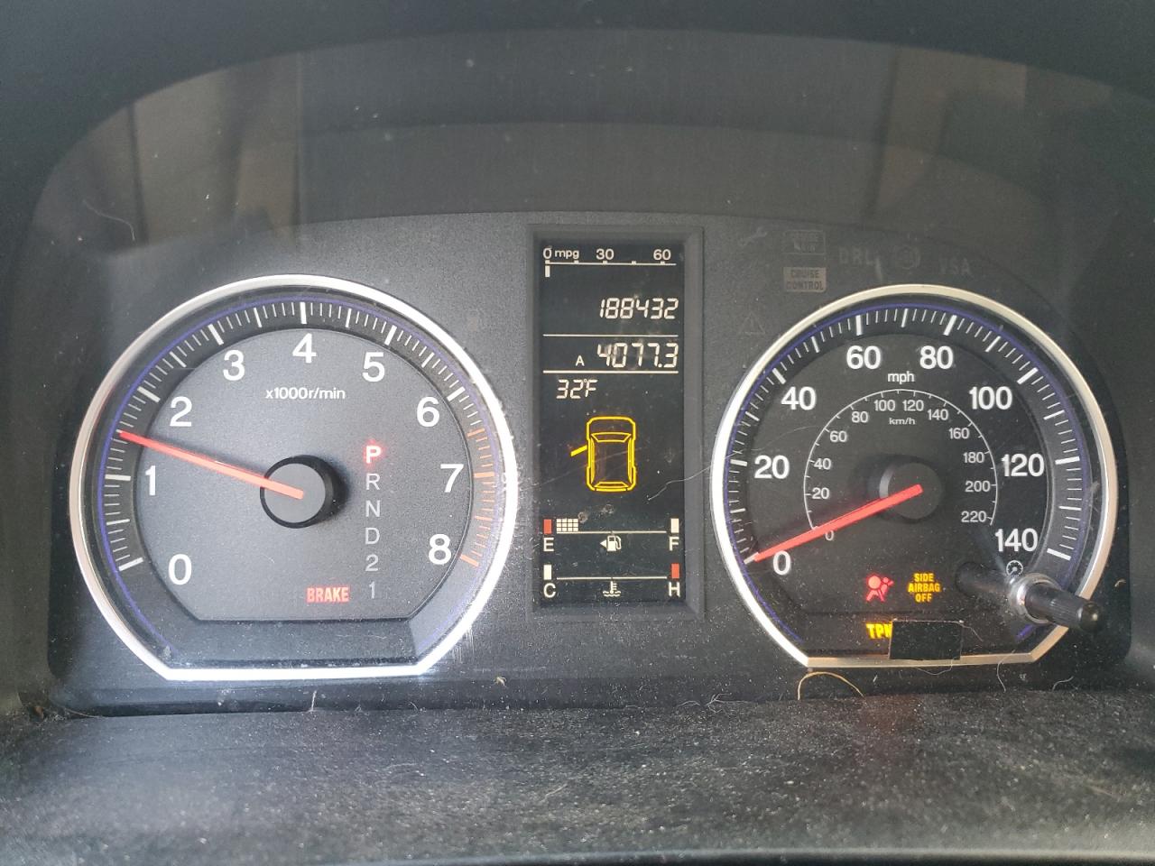 2007 Honda Cr-V Exl VIN: JHLRE48717C119740 Lot: 93141495