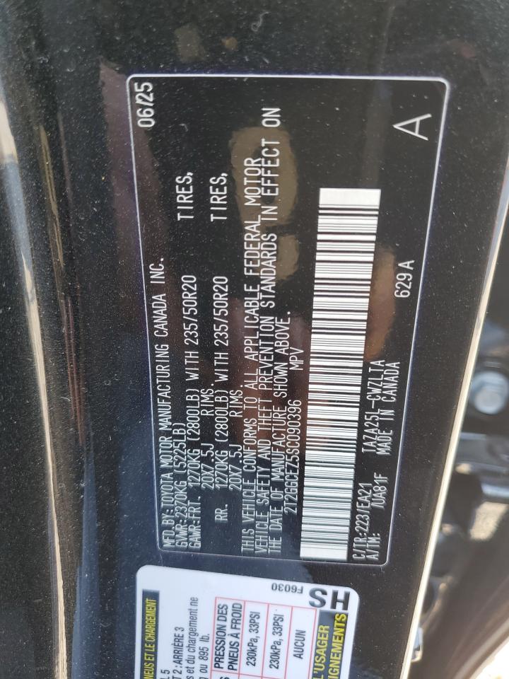 2025 Lexus Nx 350 Premium VIN: 2T2GGCEZ5SC090396 Lot: 91438725