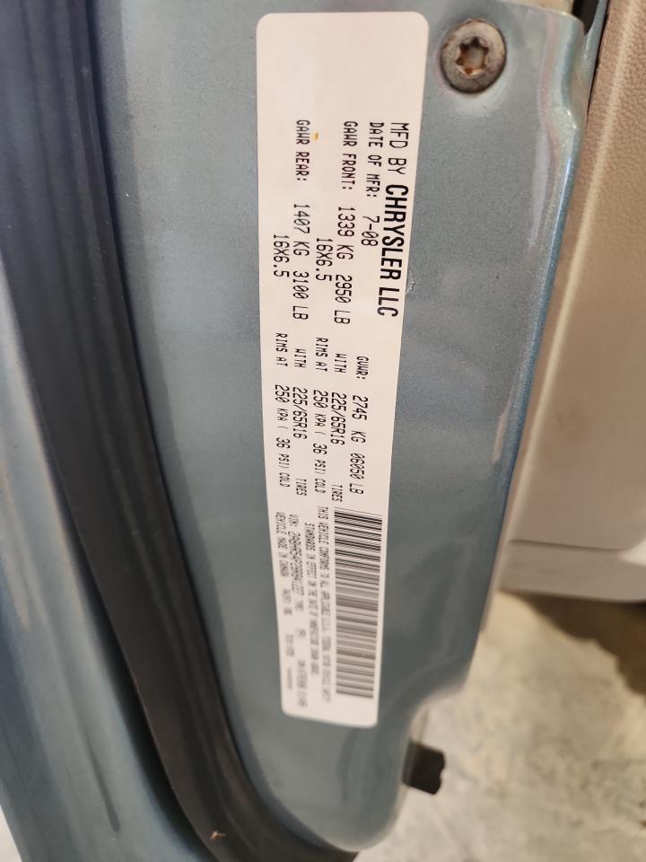 2008 Chrysler Town & Country Touring VIN: 2A8HR54P28R841227 Lot: 90700765