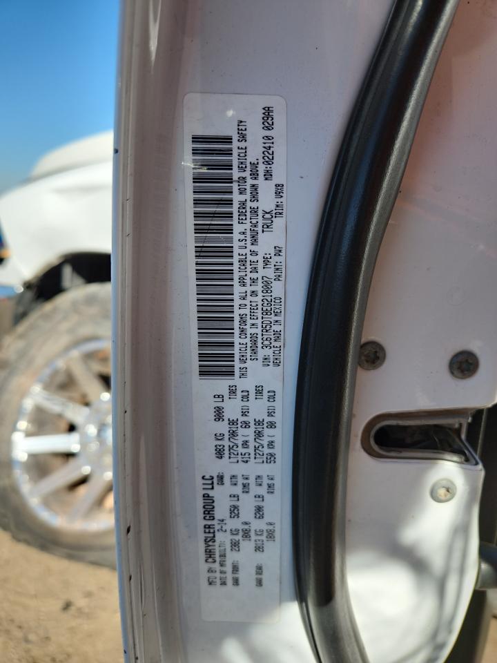 2014 Ram 2500 Slt VIN: 3C6TR5DT8EG218007 Lot: 93107985