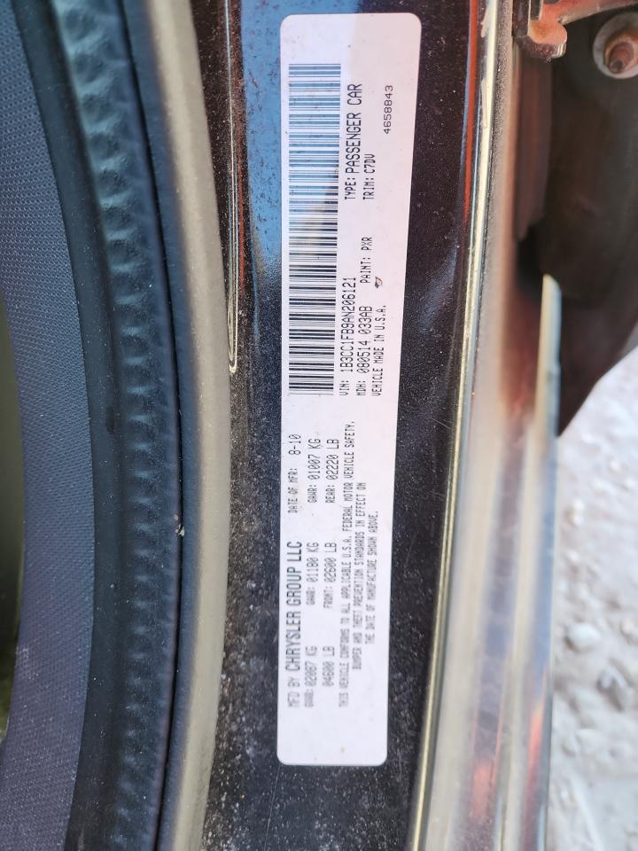 2010 Dodge Avenger Express VIN: 1B3CC1FB9AN206121 Lot: 92575005