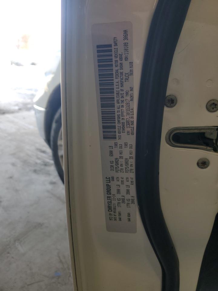 2015 Ram 1500 Slt VIN: 1C6RR7LT0FS532817 Lot: 91398225