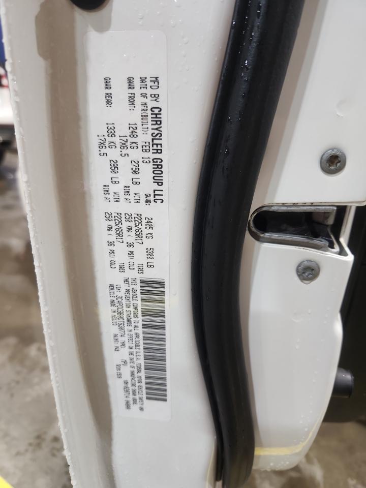 2013 Dodge Journey Sxt VIN: 3C4PDCBB0DT630774 Lot: 93505525