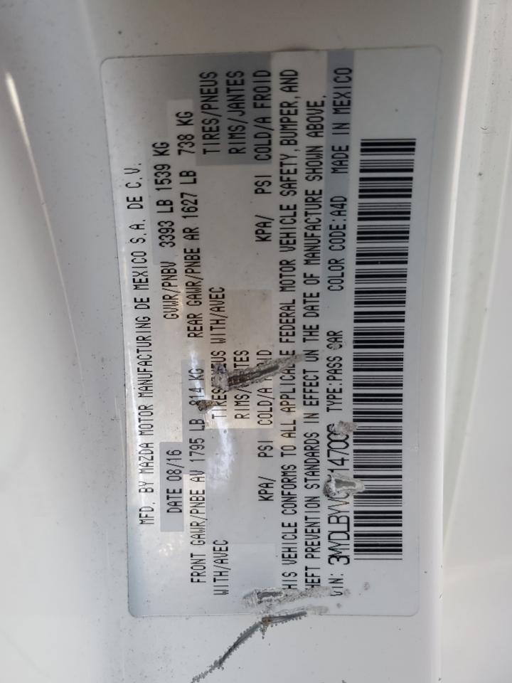 2017 Toyota Yaris Ia VIN: 3MYDLBYV0HY147006 Lot: 91608235