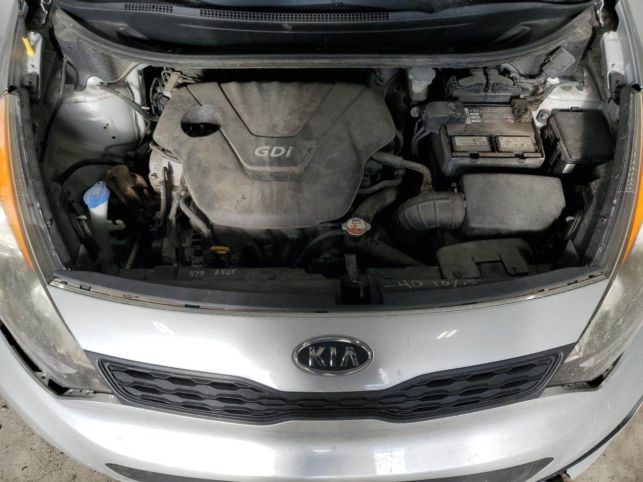 2012 Kia Rio Lx VIN: KNADM5A36C6019596 Lot: 93110325