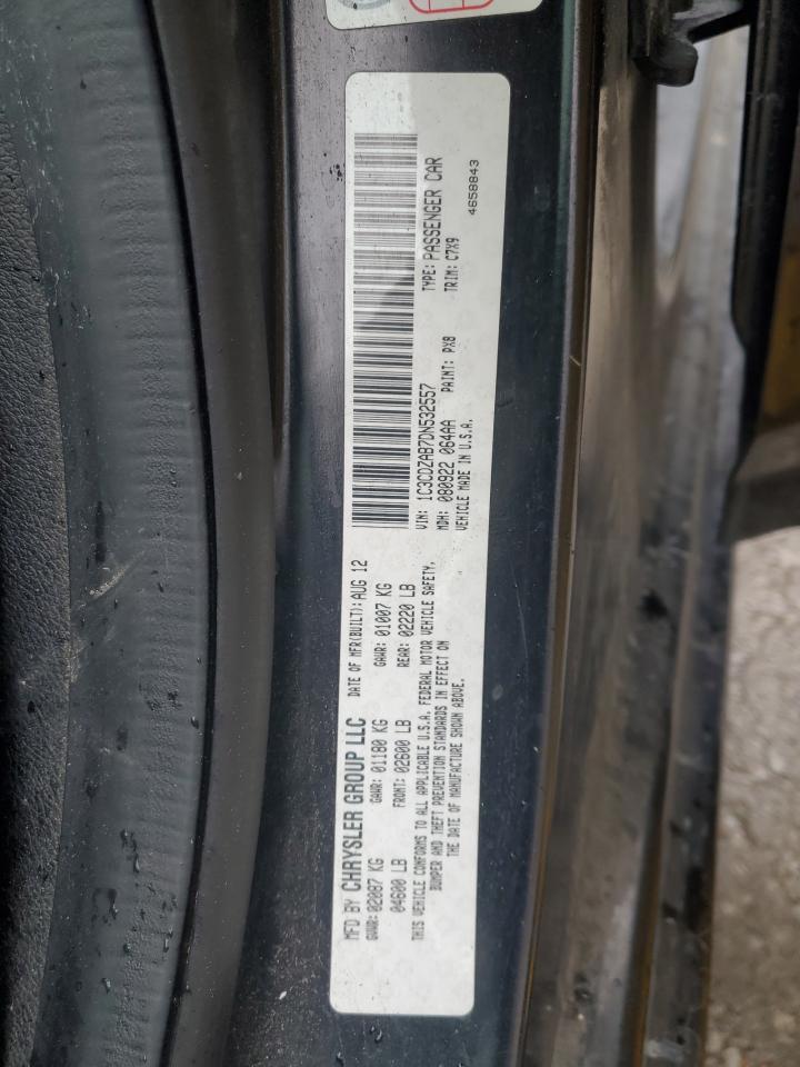 2013 Dodge Avenger Se VIN: 1C3CDZAB7DN532557 Lot: 93697445