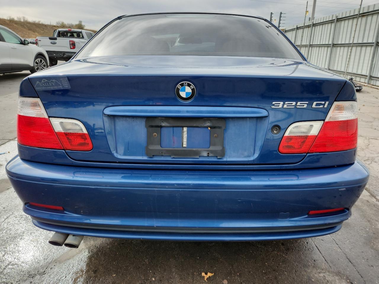 2002 BMW 325 Ci VIN: WBABN334X2JW52631 Lot: 91041935