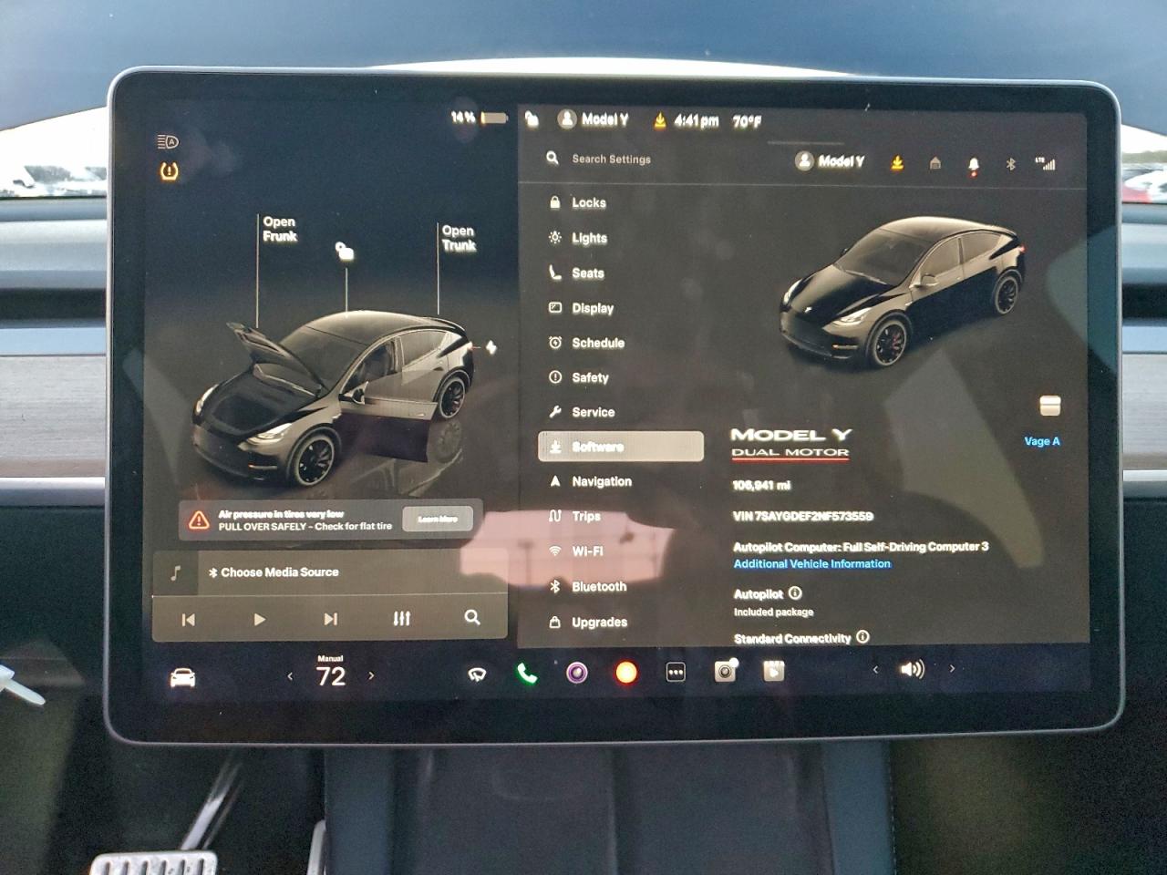 2022 Tesla Model Y VIN: 7SAYGDEF2NF573559 Lot: 94558645