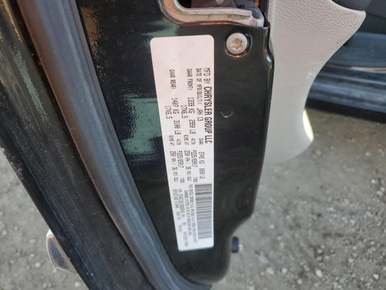 2013 Chrysler Town & Country Touring VIN: 2C4RC1BG1DR669548 Lot: 92411065