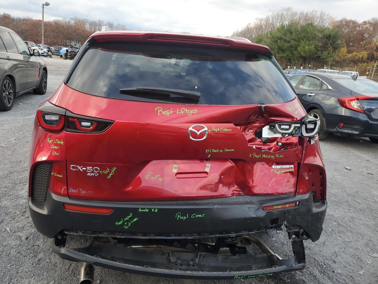 2025 Mazda Cx-50 Select VIN: 7MMVABAM5SN357468 Lot: 92424875