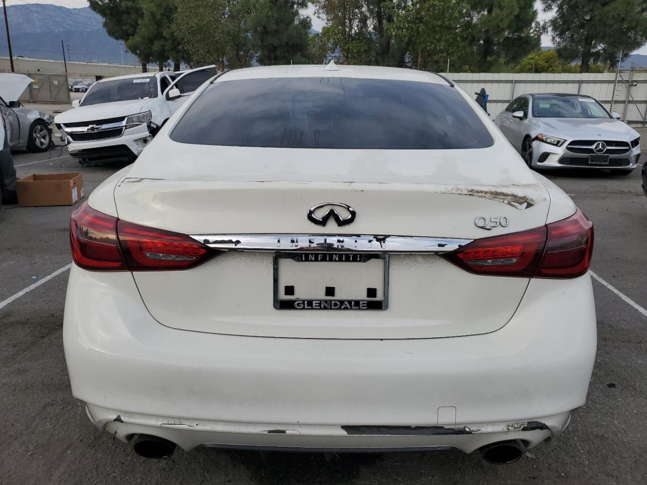 2018 Infiniti Q50 Luxe VIN: JN1EV7AP1JM362198 Lot: 85402505