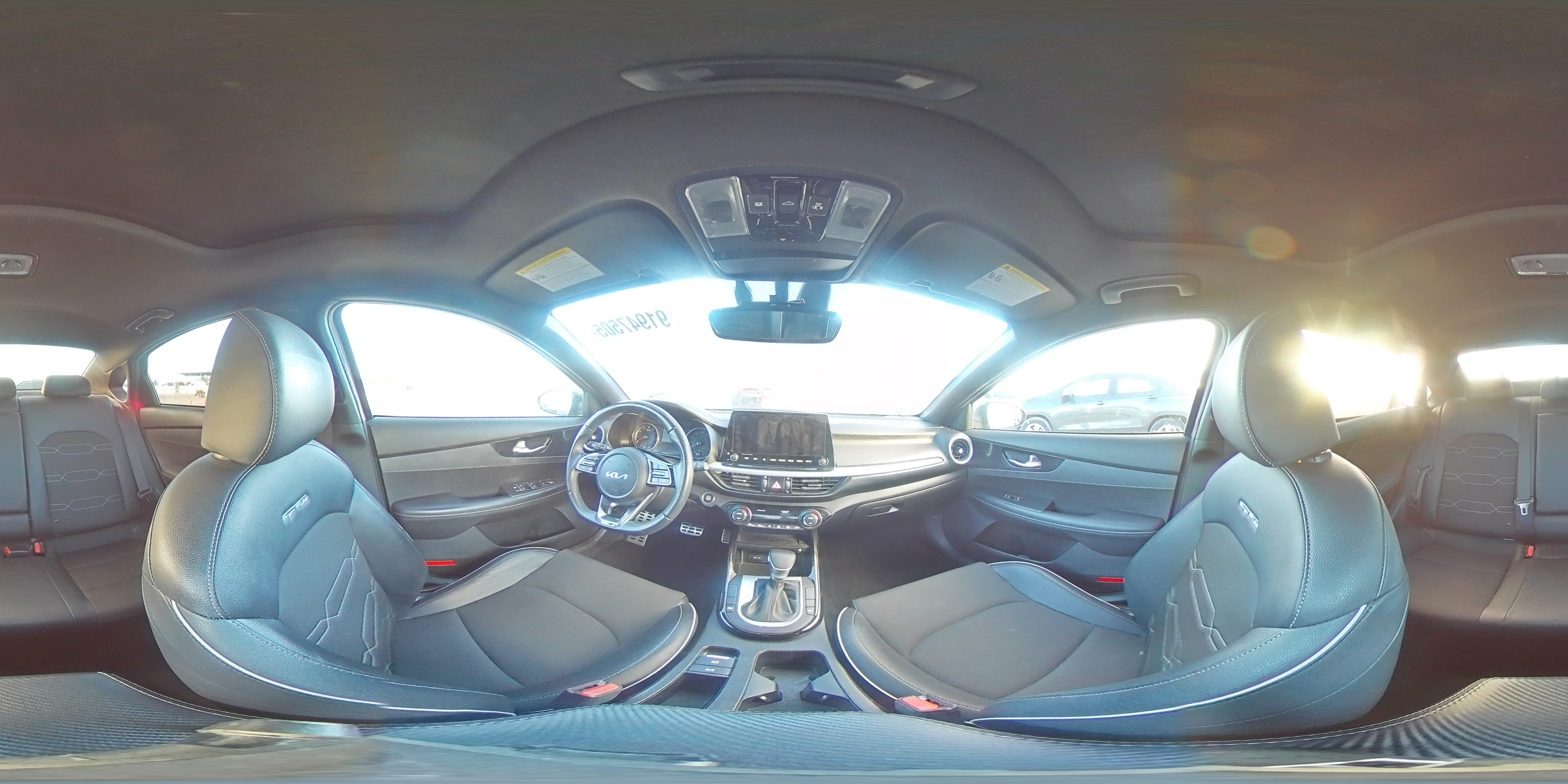 2022 Kia Forte Gt Line VIN: 3KPF54AD6NE505348 Lot: 91947505