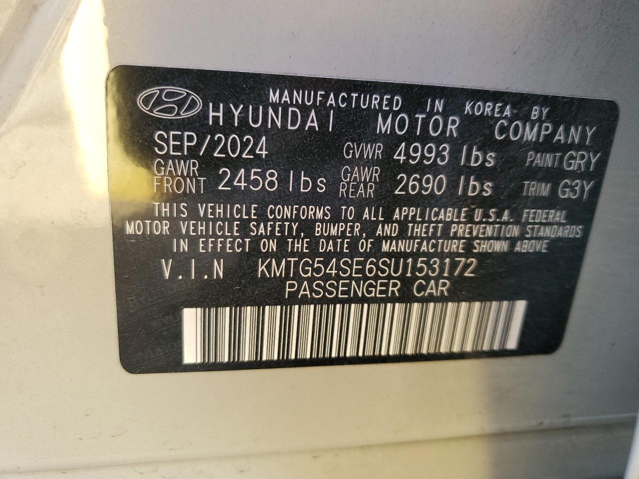 2025 Genesis G70 Sport Advanced VIN: KMTG54SE6SU153172 Lot: 91344735