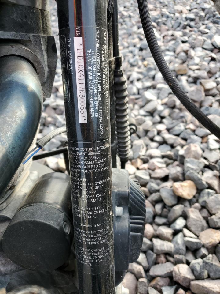 2007 Harley-Davidson Fxdbi VIN: 1HD1GX4117K300557 Lot: 90888615