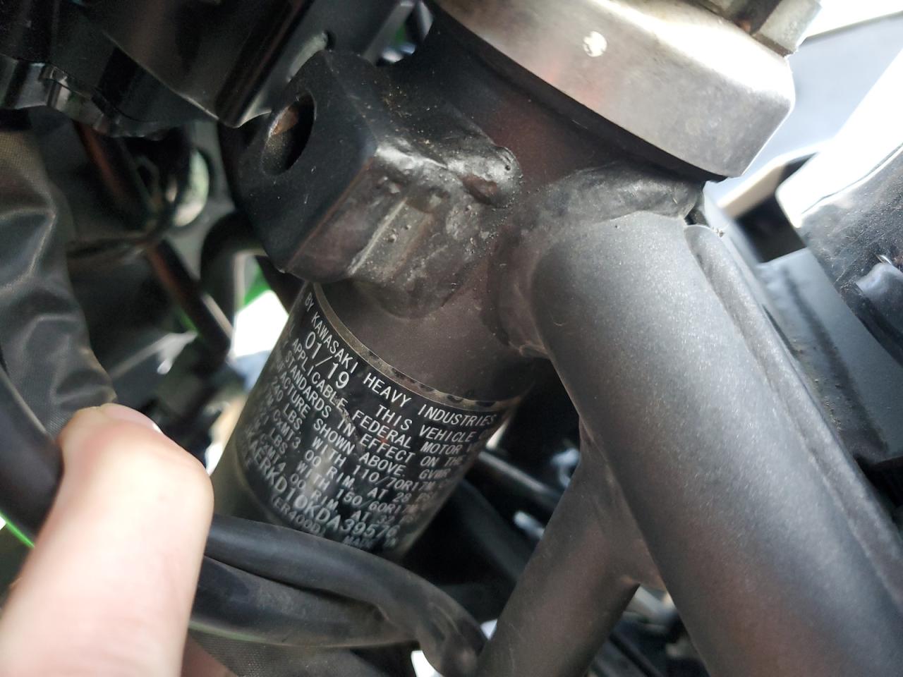 2019 Kawasaki Er400 D VIN: JKAERKD10KDA39576 Lot: 93300205