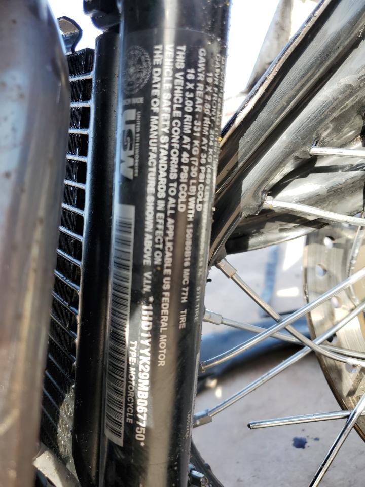 2021 Harley-Davidson Fxbbs VIN: 1HD1YYK29MB067750 Lot: 92915475