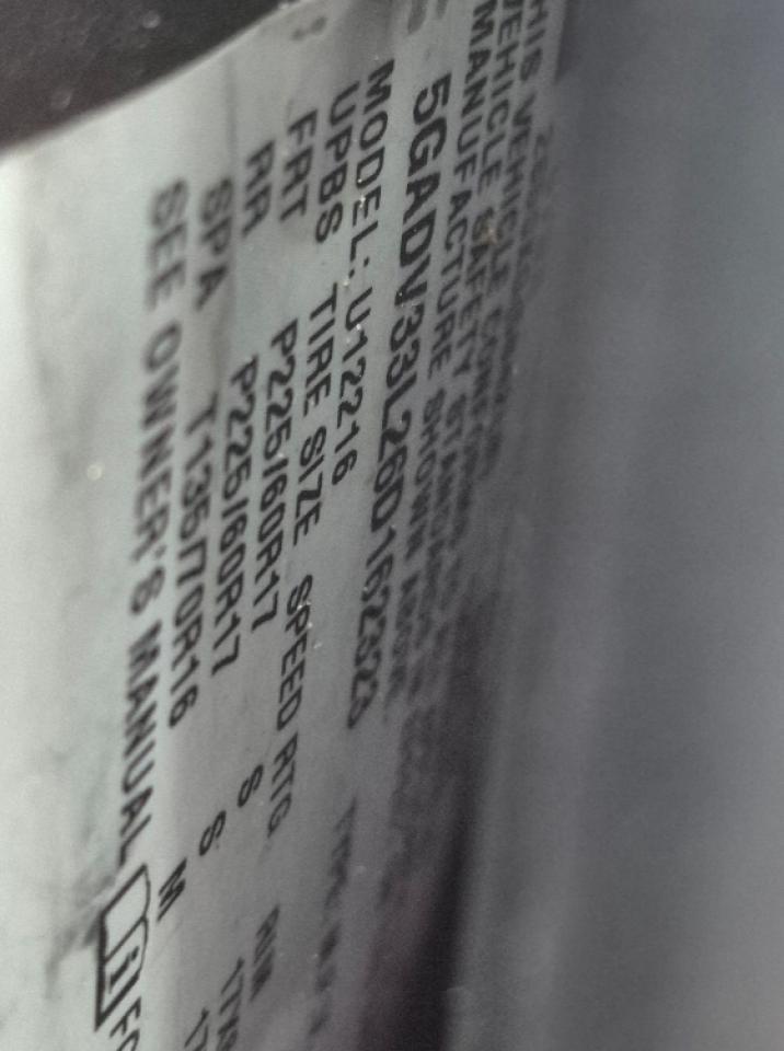 2006 Buick Terraza Cxl VIN: 5GADV33L26D162323 Lot: 91582345