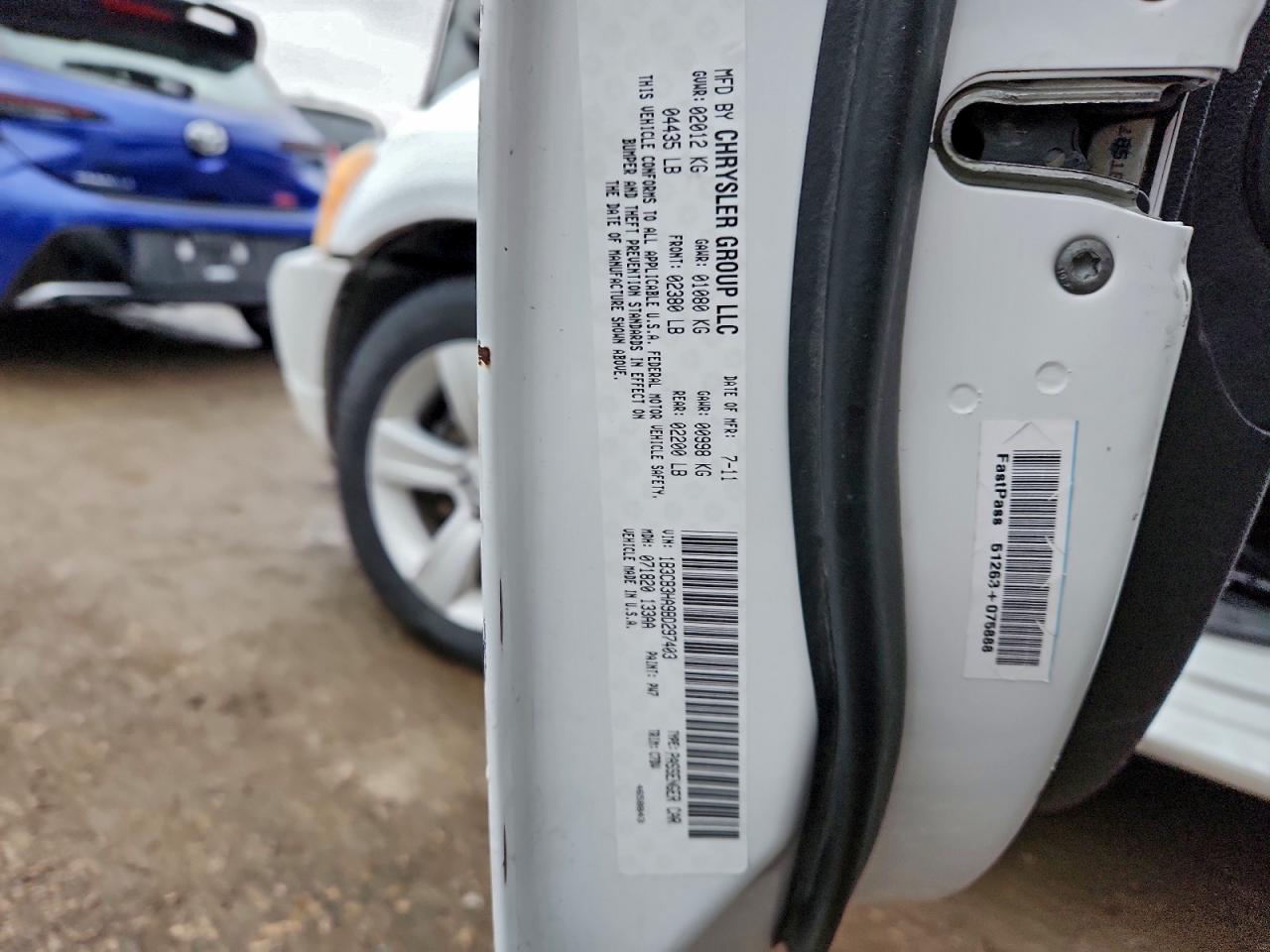 2011 Dodge Caliber Mainstreet VIN: 1B3CB3HA9BD297403 Lot: 94257785