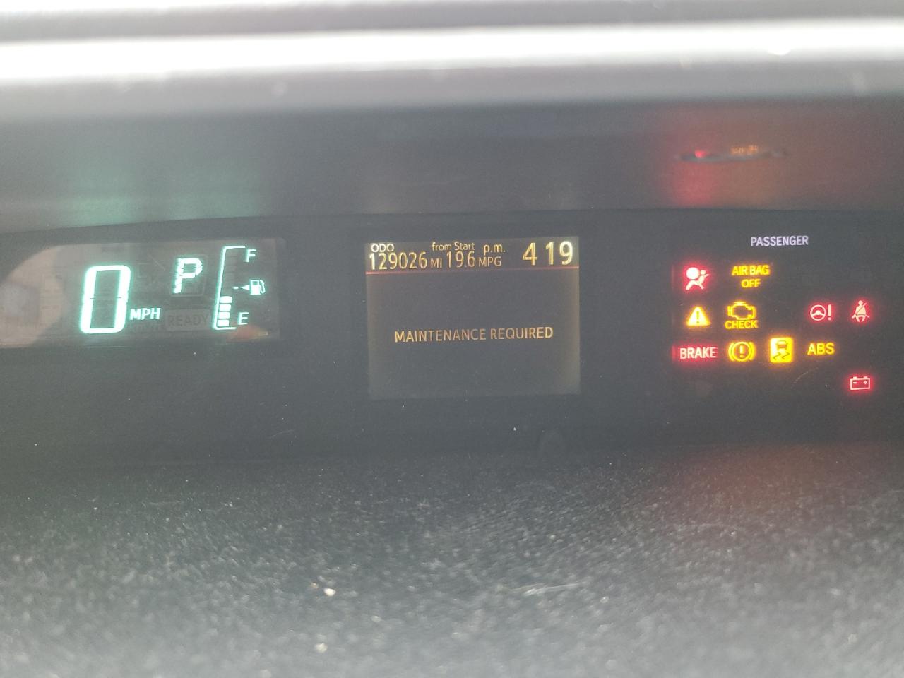 2012 Toyota Prius C VIN: JTDKDTB30C1021709 Lot: 91455645