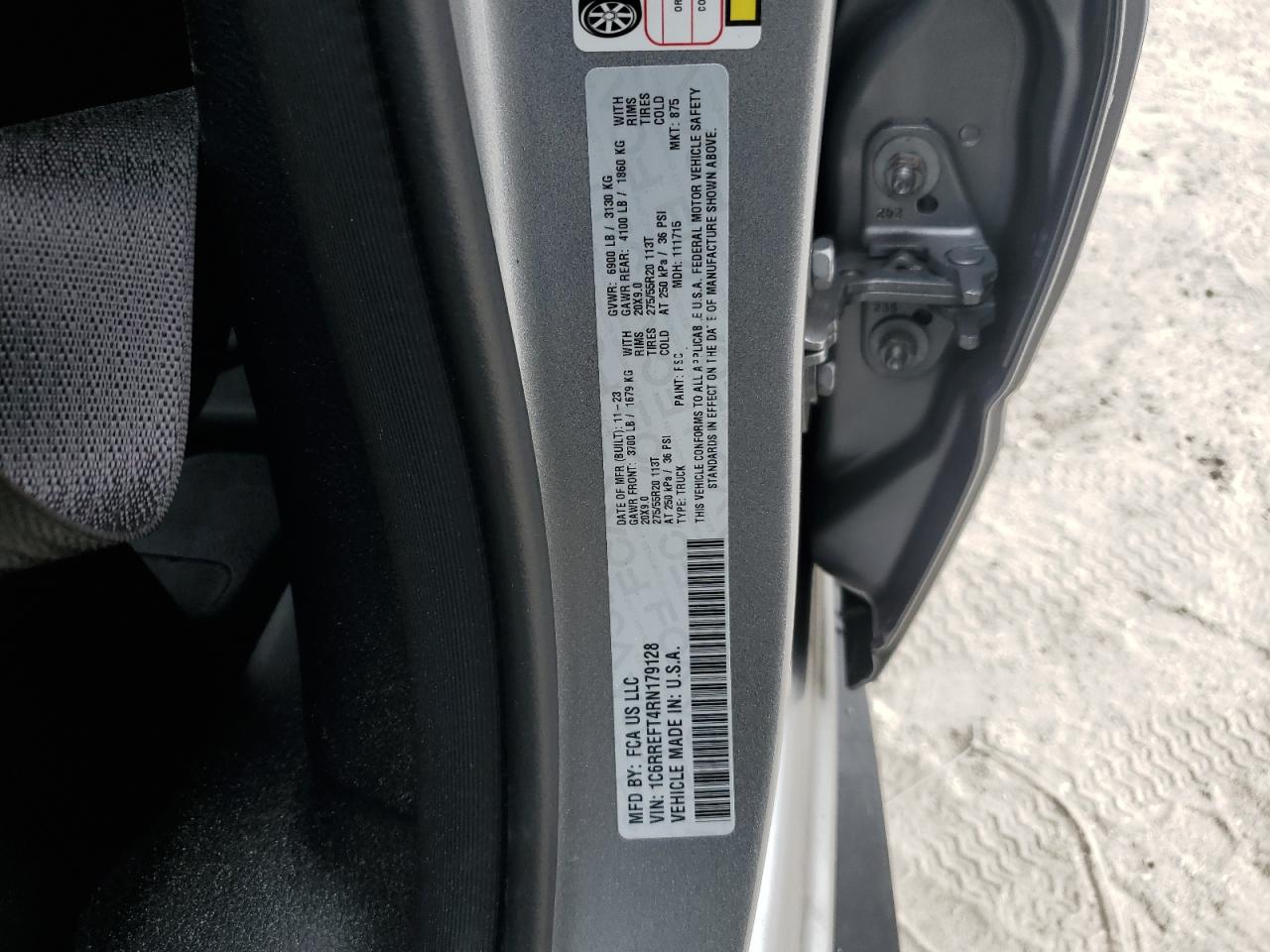 2024 Ram 1500 Big Horn/Lone Star VIN: 1C6RREFT4RN179128 Lot: 91371225