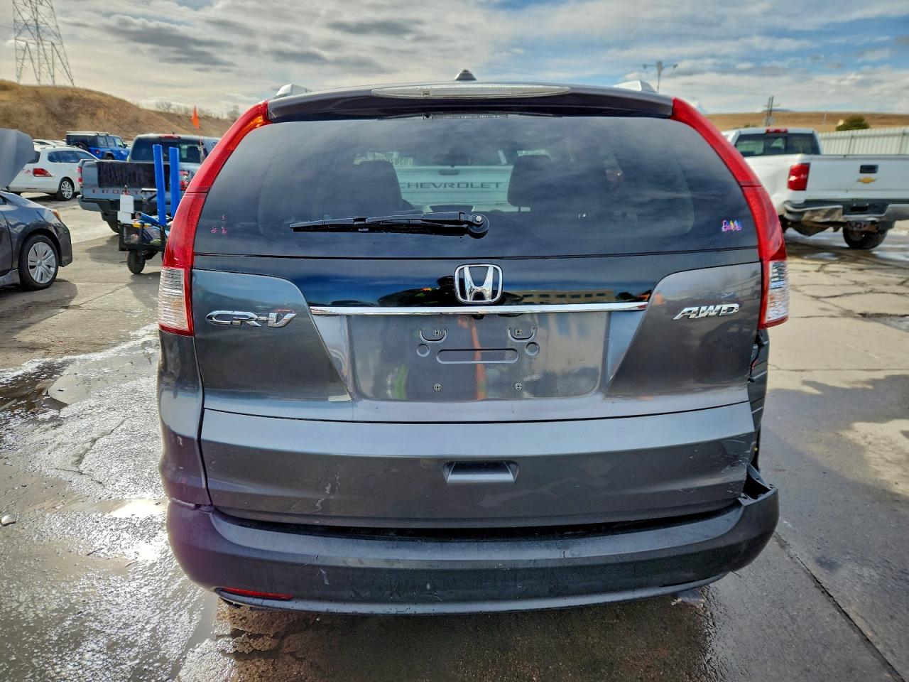 2013 Honda Cr-V Exl VIN: 2HKRM4H72DH677189 Lot: 93875325