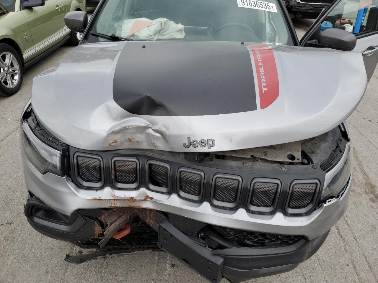 2022 Jeep Compass Trailhawk VIN: 3C4NJDDB5NT192256 Lot: 91636535