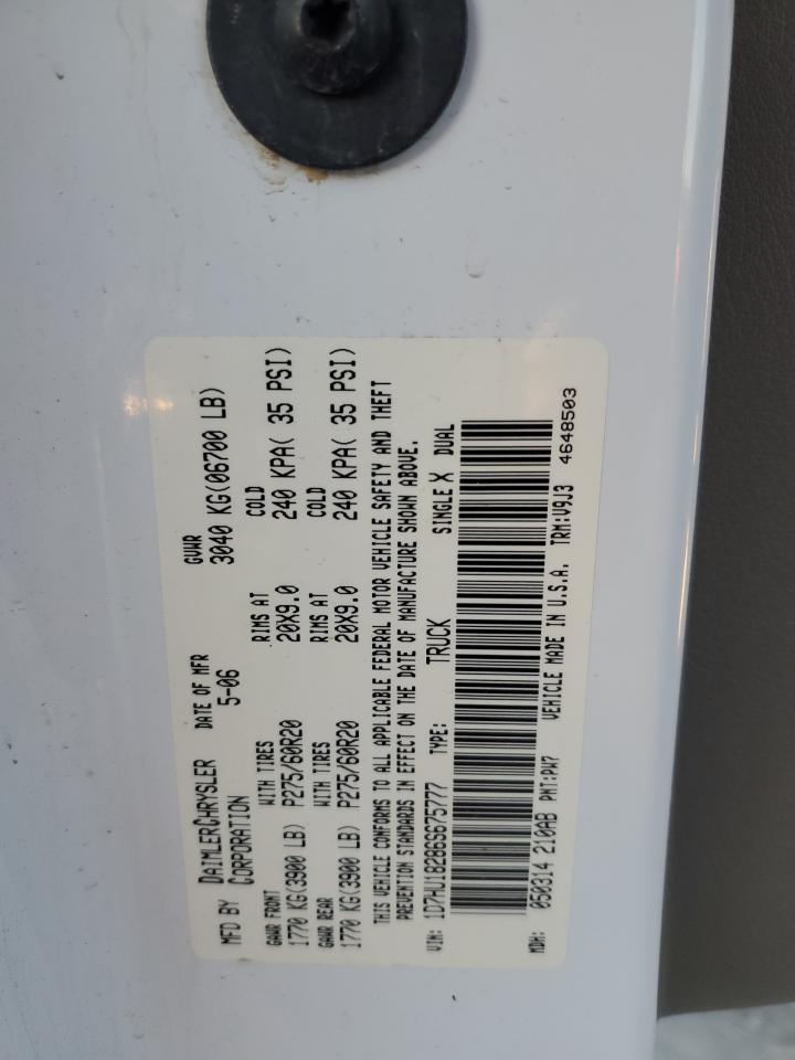 2006 Dodge Ram 1500 St VIN: 1D7HU18286S675777 Lot: 92346125